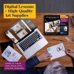 Prismacolor Technique, Art Supplies and Digital Art Lessons, Animal Drawings Set, Level 3, How to Draw Animals with Colored Pencils, and More, Includes Artist Roll Case, Dog, Cat & Pet Lesson, 28 Ct - Image 2